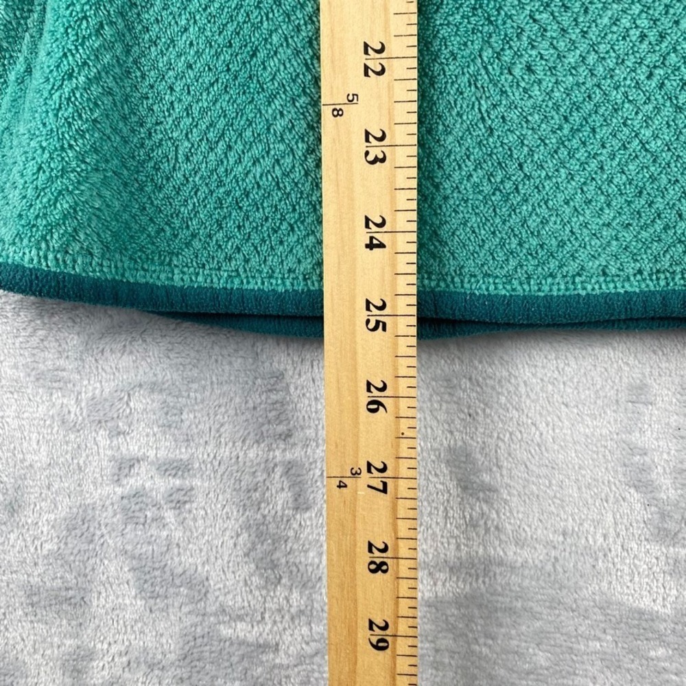 Patagonia Retool Snap-T Pullover Womens Medium Green Sweatshirt Grid Fleece - Picture 10 of 11